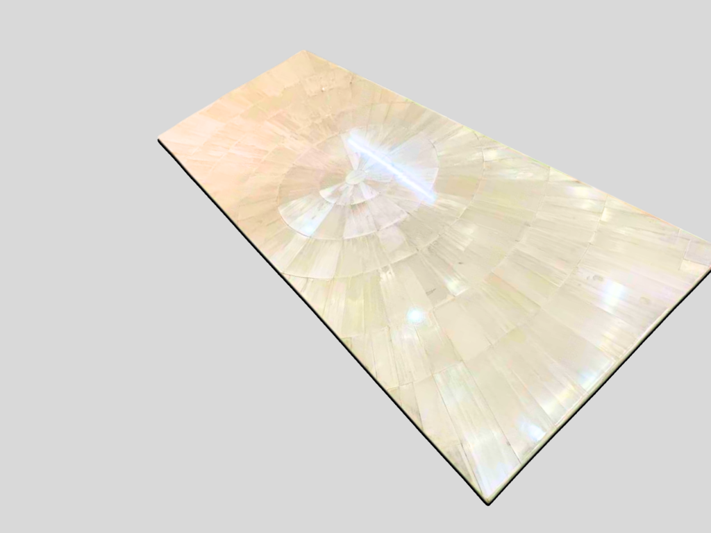 Natural Selenite Rectangular Dining Table for Home & Office Interior Décor